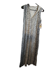Michael Kors women M dress with hood black/white NWT