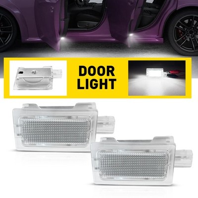 2X For Dodge Charger Challenger Chrysler 300 White LED Door Footwell Lights EOK