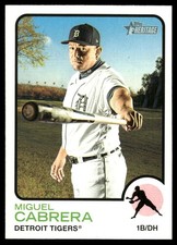 Miguel Cabrera 2022 Topps Heritage #340 Tigers MLB READ FREE SHIP AutographDen