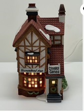 Dept 56 Heritage Village Coll Dickens Series Bumpstead NYE Cloaks Canes #5808-4