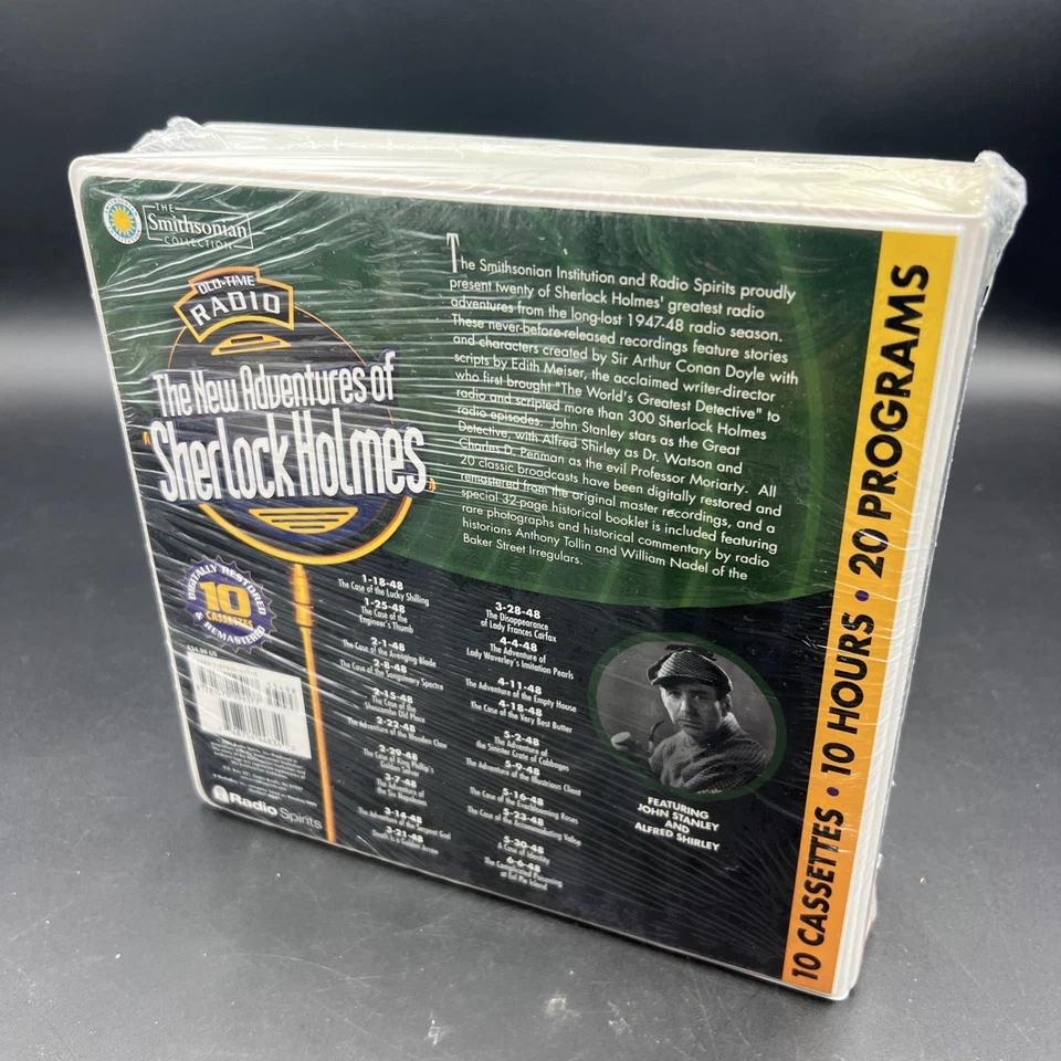 Old Time Radio’s The New Adventures of Sherlock Holmes 10 Cassettes With Booklet - Image 3 of 4