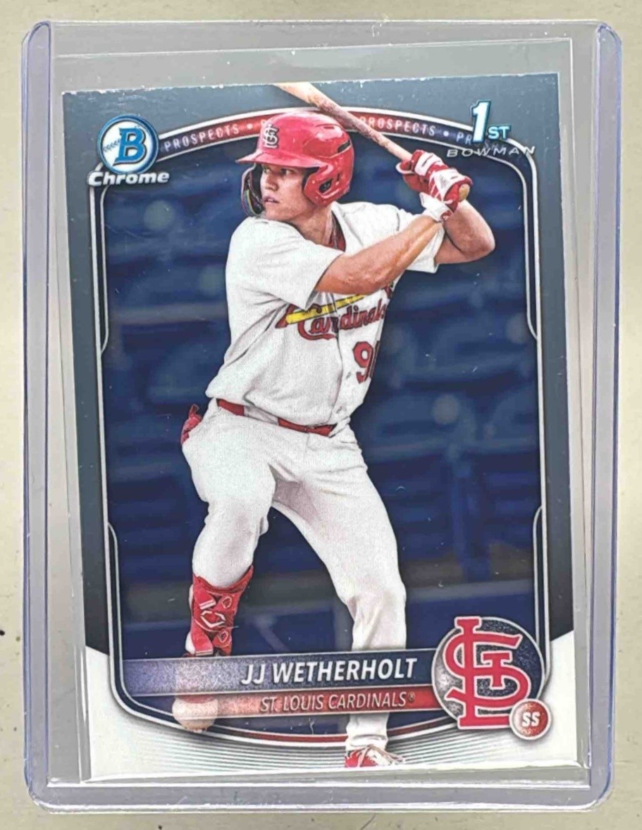 JJ Wetherholt 2025 Bowman Chrome #BCP-22 1st RC (B)