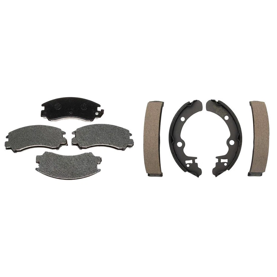 Kit pastillas de freno y zapatas de freno delanteras traseras de cerámica para Subaru Loyale 1994 Foto 4 de 4