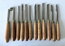 Set Buck Brothers Chisels Wood Carving