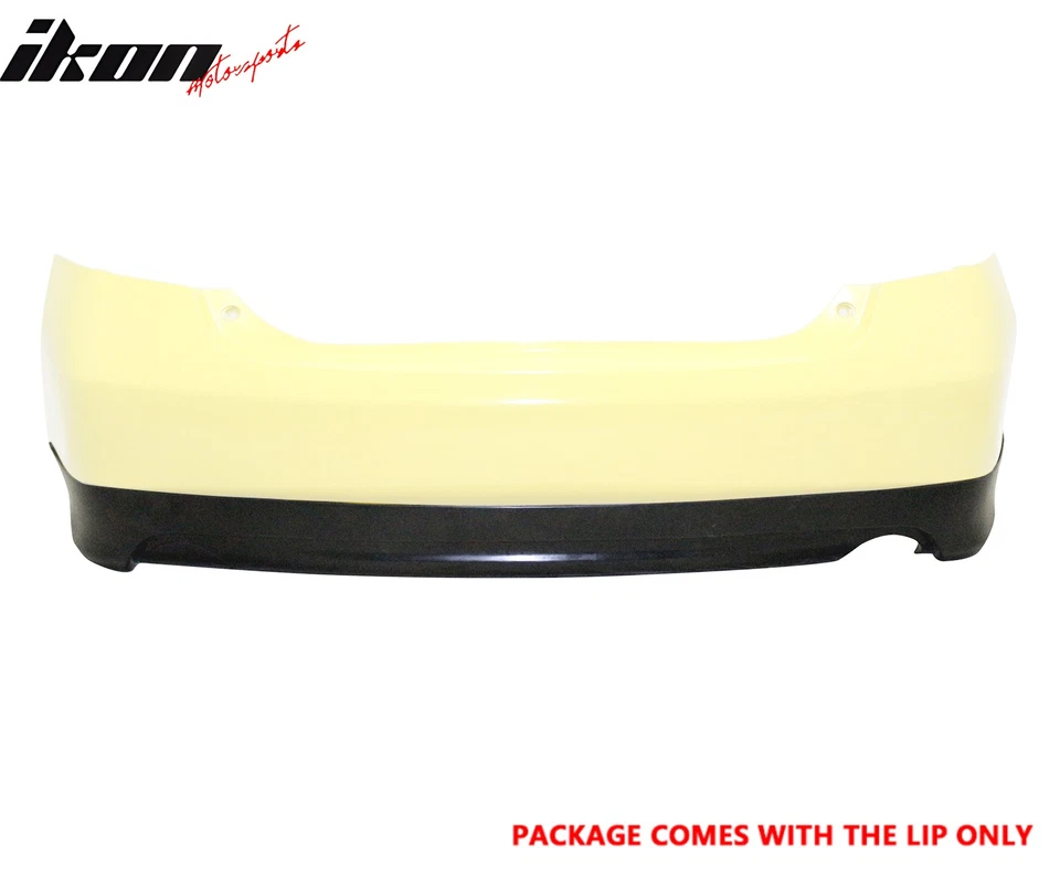 For 07-11 Toyota Camry SE Style Rear Bumper Lip Lower Spoiler Guard Unpainted PU Foto 2 de 4