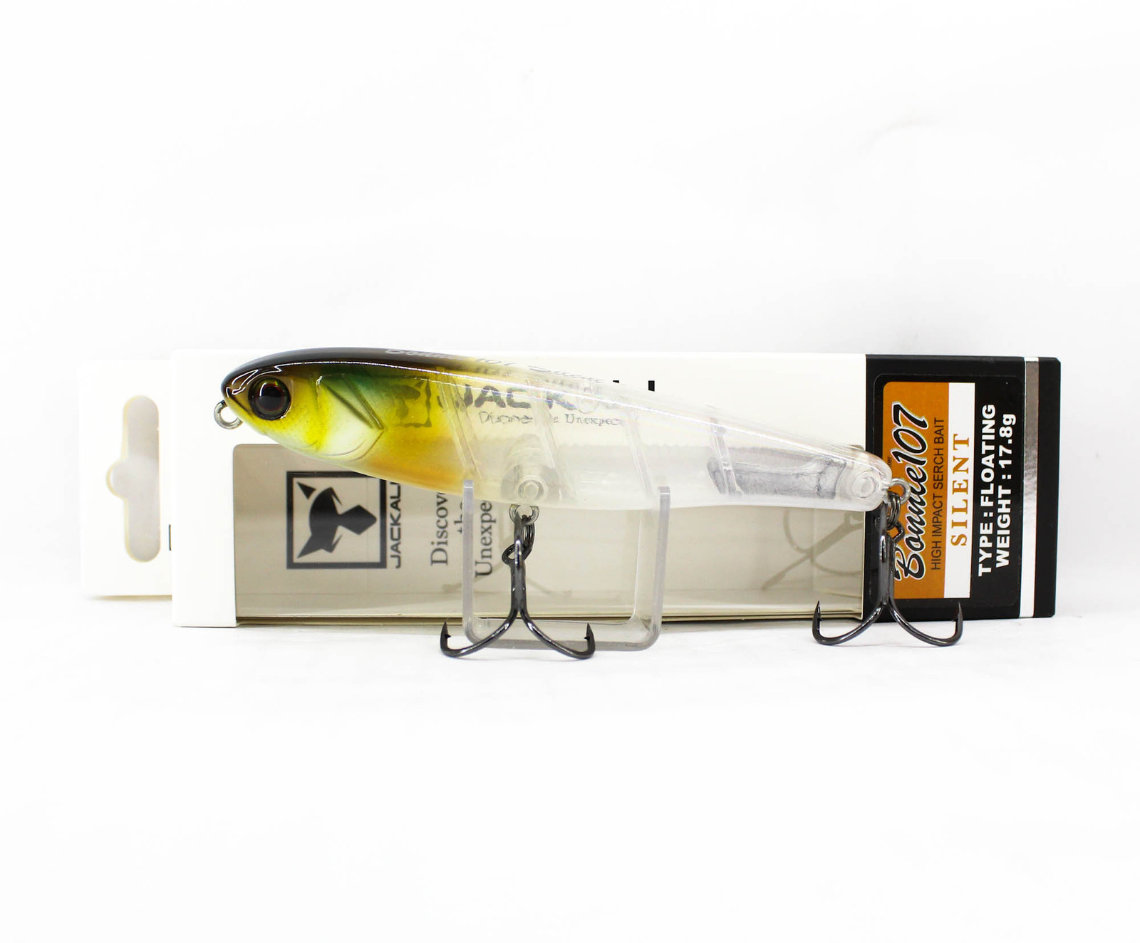 Eri ボニー Jackall Bonnie 107 Silent Floating Lure HL Clear Ayu Head (9442