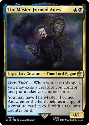 The Master, Formed Anew 143 Rare Universes Beyond: Doctor Who Near Mint