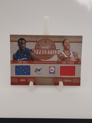 2010-11 Timeless Treasures -NBA Apprentice Dual John Wall, Evan Turner #1  63/99