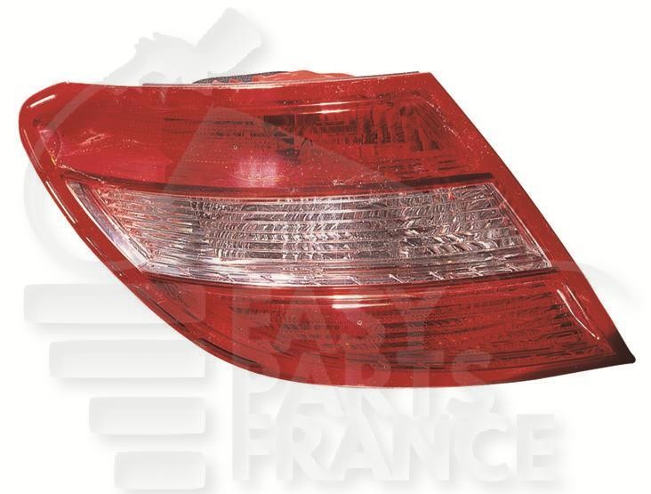 Feu arrière-gauche blanc Mercedes Classe C S204 4 portes phase 2 2010 2011