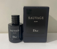 Christian Dior Sauvage Elixir Men's 0.25 oz / 7.5 ml Splash Mini NIB
