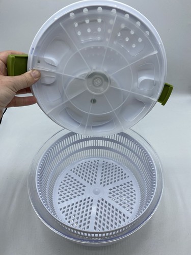 Salter Salad Manual Spinner Drier Classic Crisp Dry Leaves Summer Garden - Picture 7 of 9