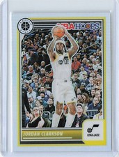 2023-24 Panini Hoops Premium Stock JORDAN CLARKSON #186 Silver Prizm