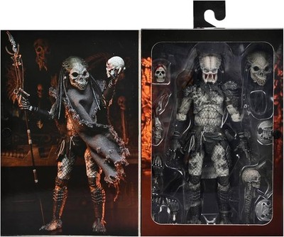 NECA Shaman Predator Ultimate 7-Zoll-Actionfigur, Maßstab 1:12, Sammlerstück Neu