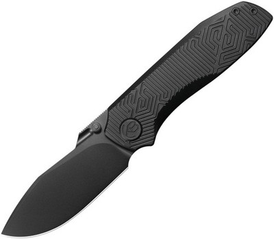Kubey KB Knives Agera Framelock Black Titanium Folding M390 Pocket Knife 437C