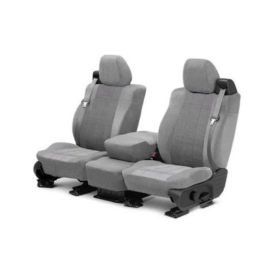 For Honda Insight 10-14 Seat Cover O.E. Velour 1st Row Light Gray & Premier