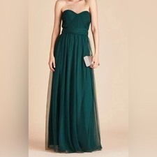 Birdy Grey Christina Strapless Gown Emerald Green Size Small NWT