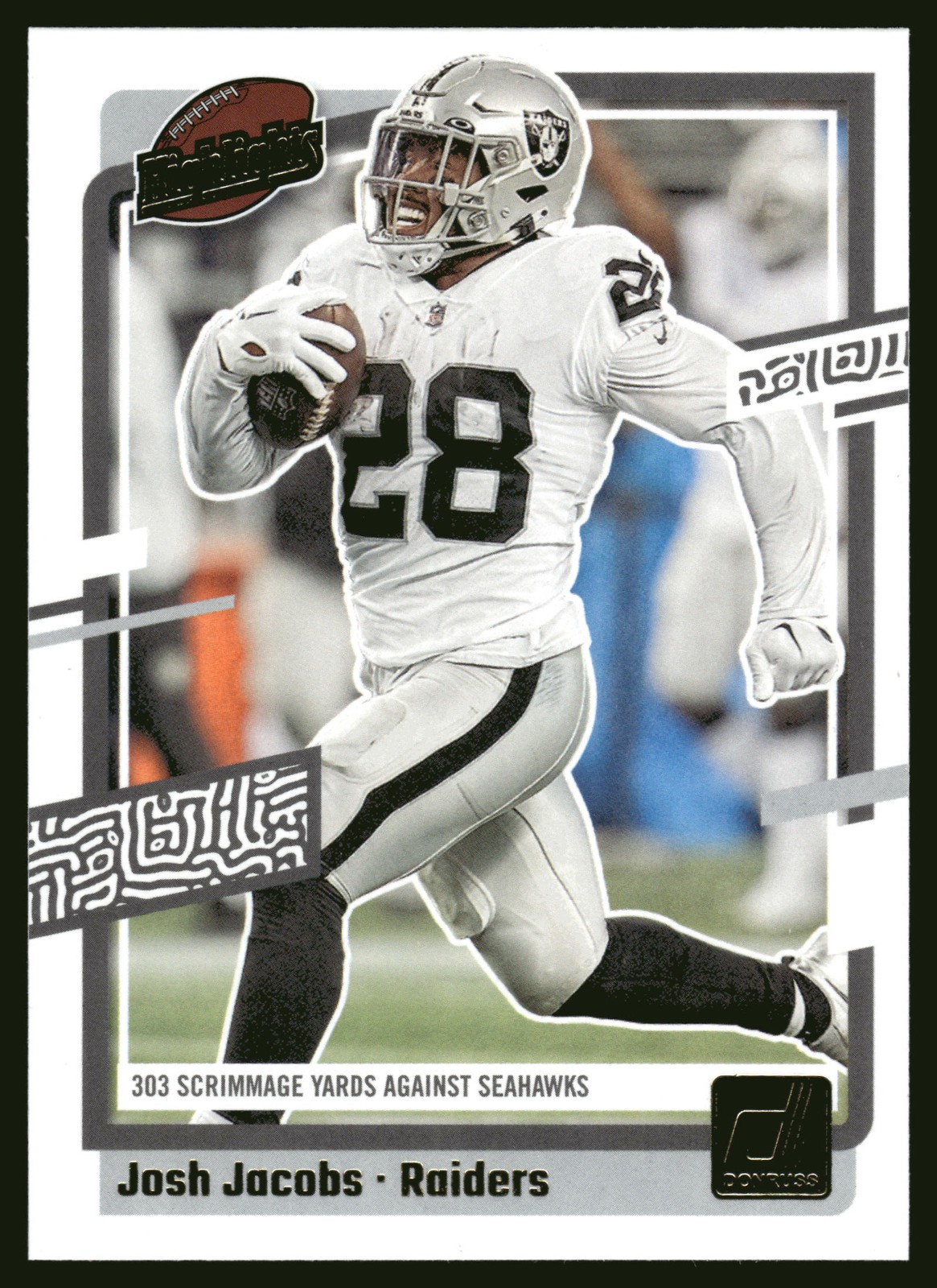 2023 Donruss Josh Jacobs Las Vegas Raiders #H-JJ