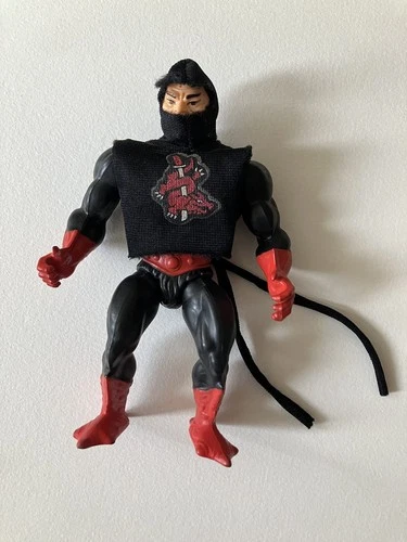 MOTU Ninjor Masters of Universe Action figure He-Man vintage bib hood Pls Read