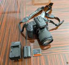 Sony Alpha A350 14.2MP Digital DSLR Camera With Sony Macro Lens
