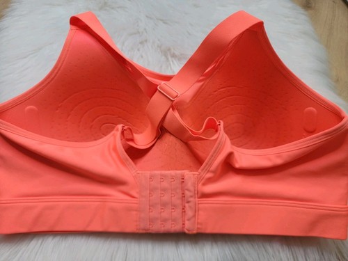 Under Armour Infinity High Support Sports Bra Women's Size 1X Orange 48/50 - Picture 7 of 7
