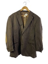 Pendleton Wool Houndstooth Tailored Jacket 90s Brown 43R