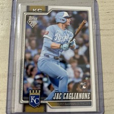 2026 Topps Series 1 Jac Caglione Rookie# 138 Kansas City Royals ROOKIE 🔥⚾️