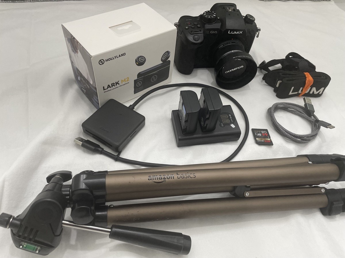 Lumix GH5 Bundle w 25mm Lens SHUTTER COUNT (READ