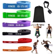 Resistance Bands Pull Up Heavy Duty Set Assisted Exercise Tube Home Gym Fitness