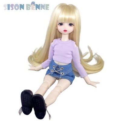 SISON DUMPSTER 60cm 1/3 BJD doll ball joint girls gift blue eyes blonde wig