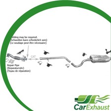 Tube d'échappement Audi A3