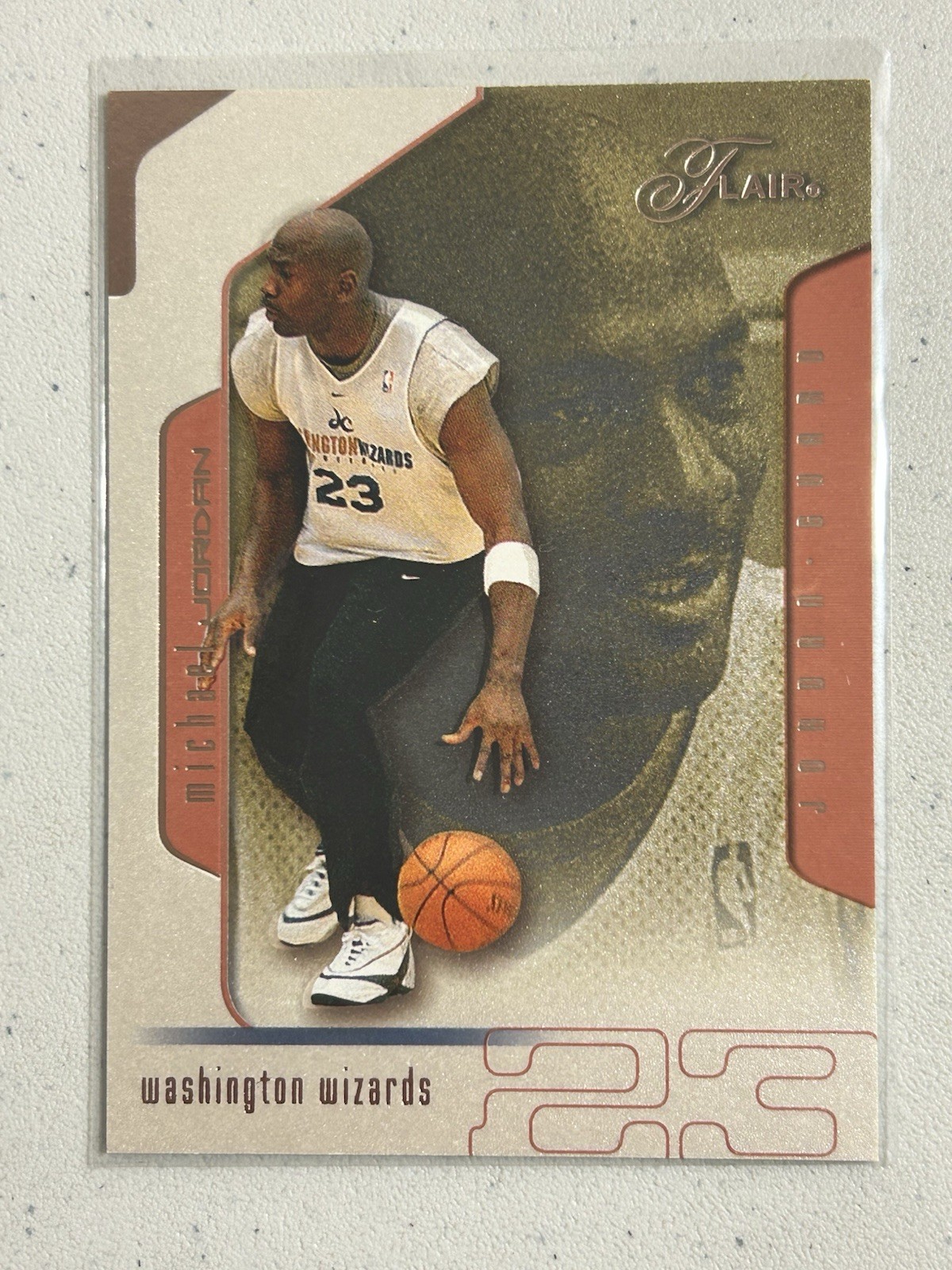 Michael Jordan Bulls ~ Wizards 01-02 Flair #121