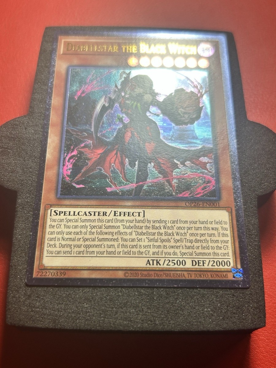 Yugioh tcg Diabellstar the Black Witch OP26-EN001 OTS ultimate