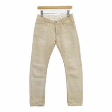 mina perhonen denim linen pants beige 34 ladies used