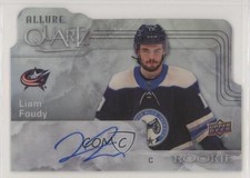 2020-21 Upper Deck Allure Quartz Autos Rookie Liam Foudy #AQ-LF Auto 0lv1
