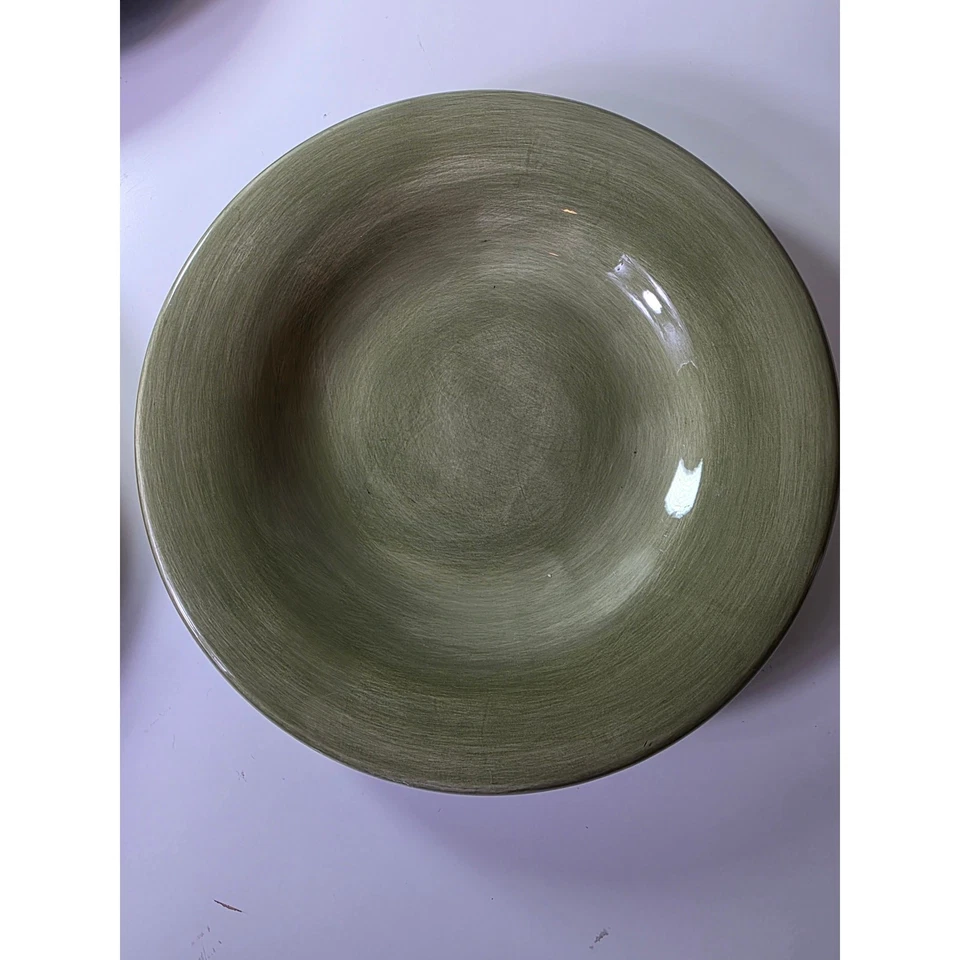 Set of 3 TABLETOPS UNLIMITED Espana Colorful Hand Painted 10.75" Dinner Plates - Image 3 of 4