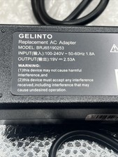 For 19" 20" LG 19V LED LCD Monitor HDTV Power Cord Charger Adapter As Is See Pic