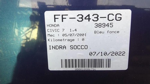 Puerta delantera derecha HONDA CIVIC 7 PHASE 1 67010S6A030ZZ - Imagen 16 de 16