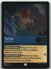 Triton - Young Prince foil Uncommon Ursula's Return 160/204 NM
