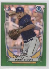 2014 Bowman Draft Chrome Green Refractor 141/150 Dustin DeMuth #CDP125 2f9