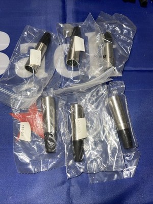 6 (six) NEW Switchcraft A4M, XLR 4 Pin Male Microphone Connectors Six Pack!! NOS