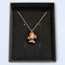 Magikarp Necklace Pink Gold Metal 42cm Unused Pokemon Jewelry