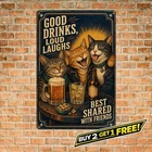 Vintage Wall Decor Poster Metal Tin Sign Retro Art Room Decoration 8x12