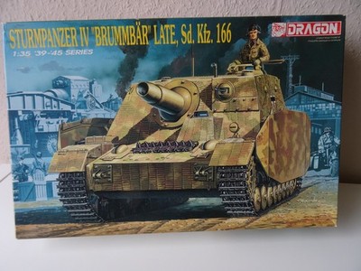 Dragon 6026: Sturmpanzer IV Brummbär spät (Sd.Kfz. 166) 1:35, NEU, OVP