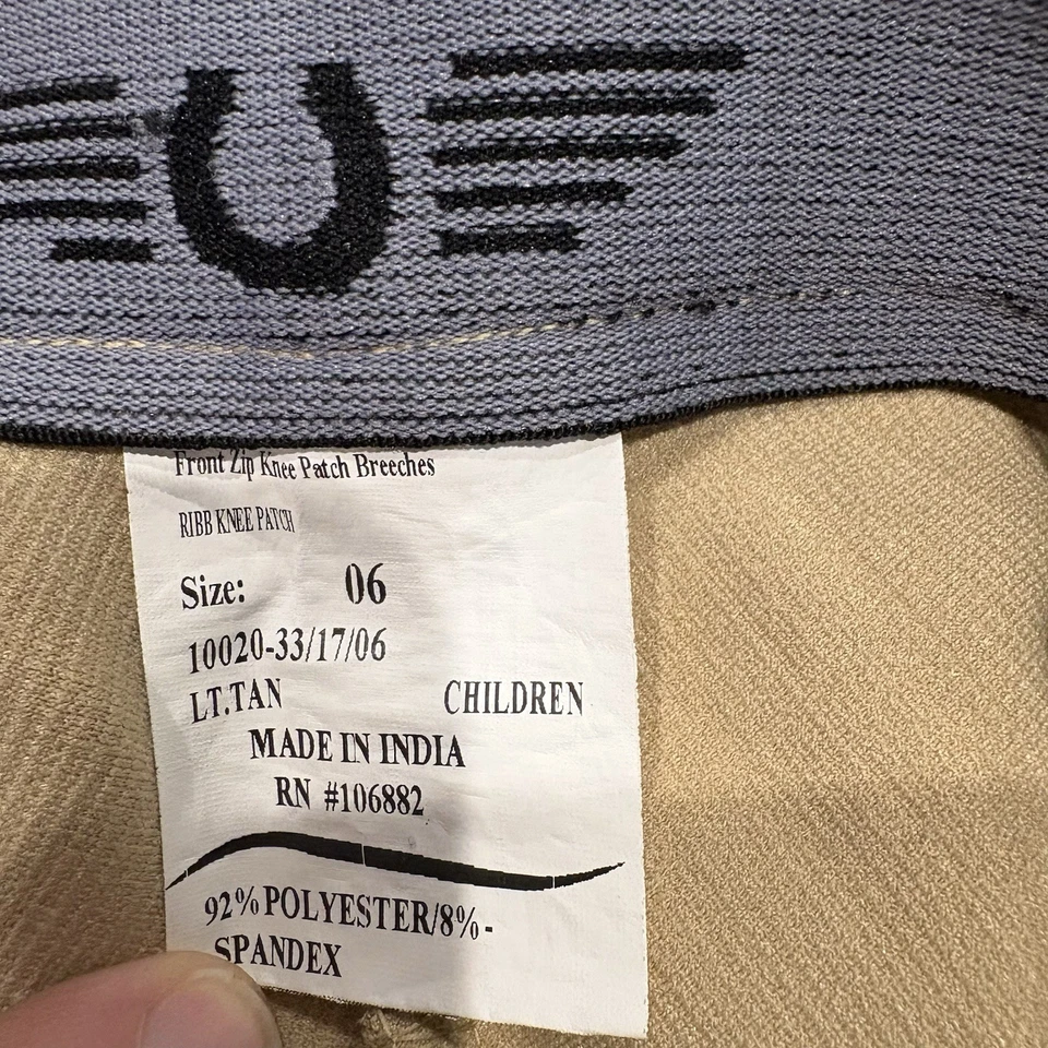 2 pares de pantalones de montar a caballo TuffRider talla 6 Foto 4 de 4