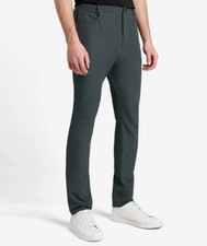  80 Kenneth Cole Men's Original Slim 5 Pocket Pant - Reservoir - 34W x 32L -New