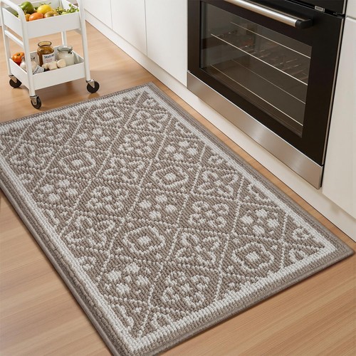 Kitchen Mats for Floor, Absorbent Kitchen Rugs Non Slip Washable Kitchen Mat,...