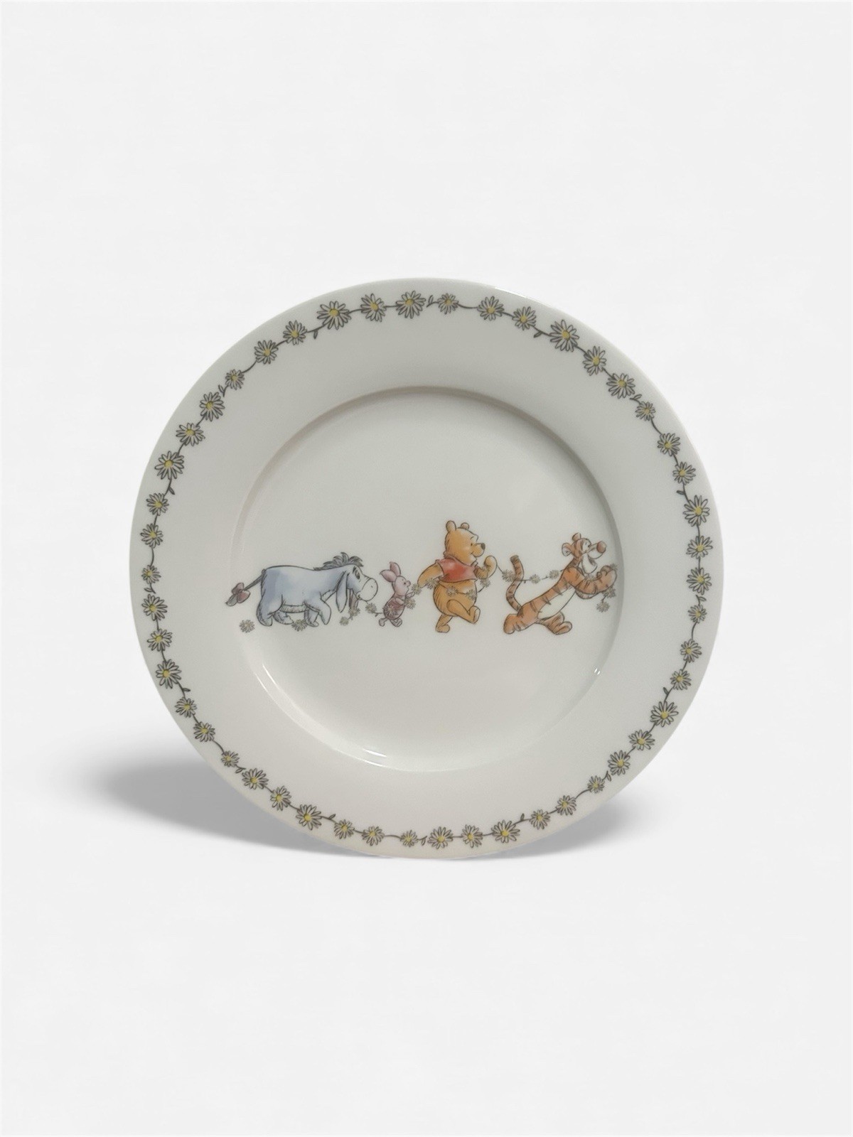 Disney Winnie the Pooh Daisy Chain Dinner Plates Set of 3 Pooh & Friends 10.5"