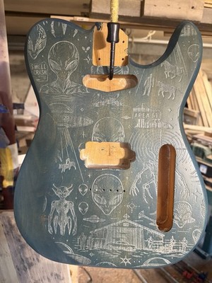 Alien Themed Telecaster Body