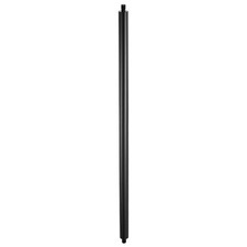 12" Metal Extension Rod, 1Pcs 1/4"-20 Male to Male Thread Tripod Tube Black
