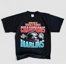Vintage 1997 Florida Marlins World Series T-shirt - Sz XL - Made In USA